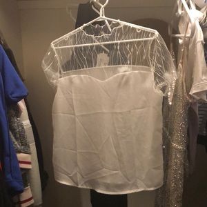 Shein white blouse